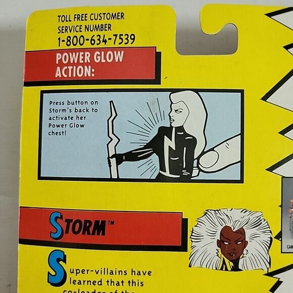 1993 ToyBiz Marvel The Uncanny X-Men STORM - Action Figure - MINT ON CARD - Picture 7 of 7